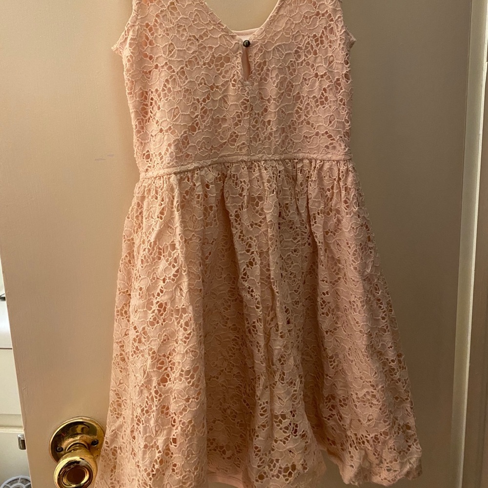 light pink dress